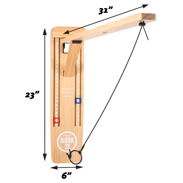 GoSports Hook21 Ring Swing Game - Indoor or Outdoor Ring Toss Game